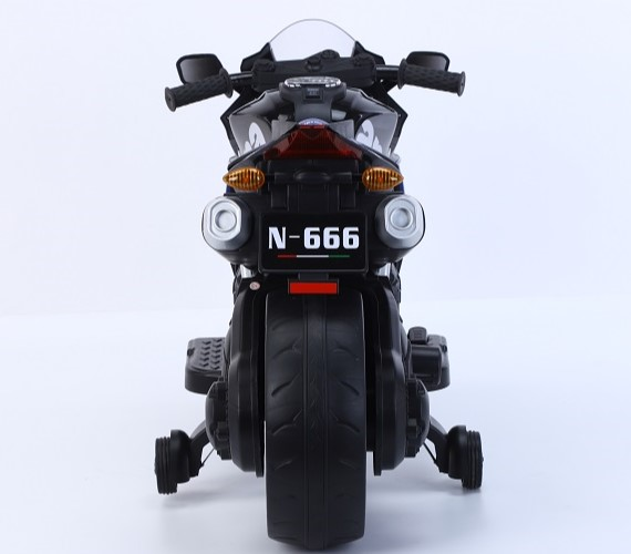 12V Battery Operated Ride On Bike For Kids Model Aprna Hand Accelerator With Music System