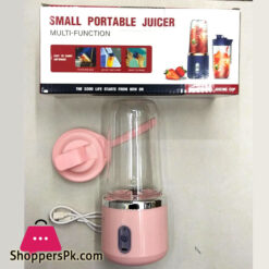 6 Blade Usb Juicer With 300Ml Glass Mini Electric Juicer Portable Usb Rechargeable Multifunctional Squeezer Pressure Juicers Household Electric Juice