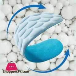 High Elastic Pain Reliever Shock Absorption Insoles Soft Breathable Pebbles Shaped Sports Insoles
