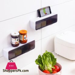 Kitchen Wall-Mounted Seasoning Box Salt Pepper Spice Rack Jar Sugar Bowl For Kitchen Gadget Device Set Spice Box Organizer Tools 13 Kche Wand Montiert Gewrz Box Salz Pfeffer Spice Rack Jar Zucker Schssel Fr Kche Gadget Gert Set Gewrz Box Veranstalter Werkzeugesalzgefe Streuer Servierer