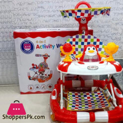 Walky Talky Little Penguin Multicolor Baby Walker Plus Rocker 4 in 1 Baby Walker