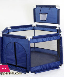 Baby Playpen Portable Plastic Fencing For Children Folding Safety Fence Barriers For Ball Pool For Child Travel Basketball hoop