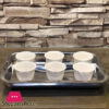 Ceramic Cup Set with Serving Tray 6+1 Pcs SD-27048P