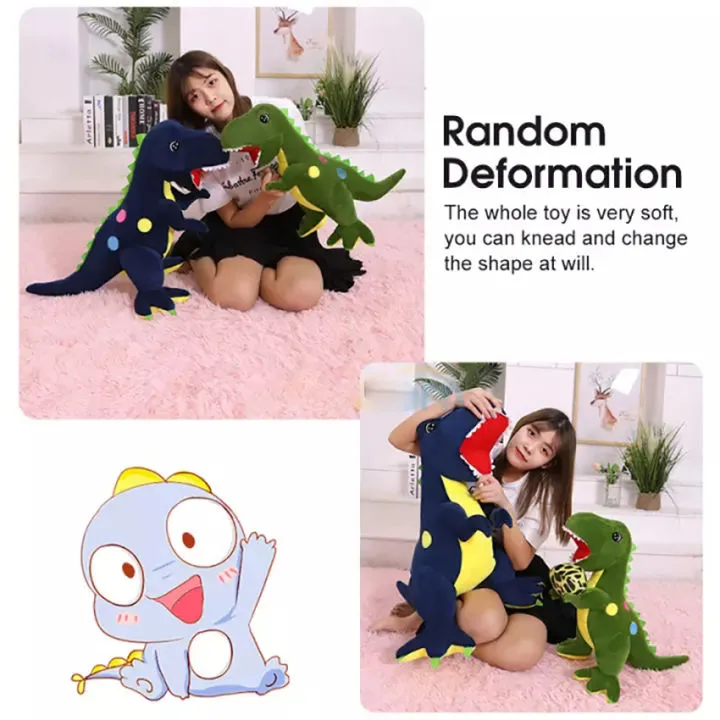 Dinosaur Pillow Plush Toy Cute Soft Cartoon Animals Dinosaur Doll Baby Sleeping Pillow Plush Accompanying Doll Ragdoll Girl Soft Baby Toys For Kids Boys Girls Birthday