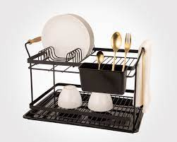 Dish Rack With Wood Handle 2 Floor