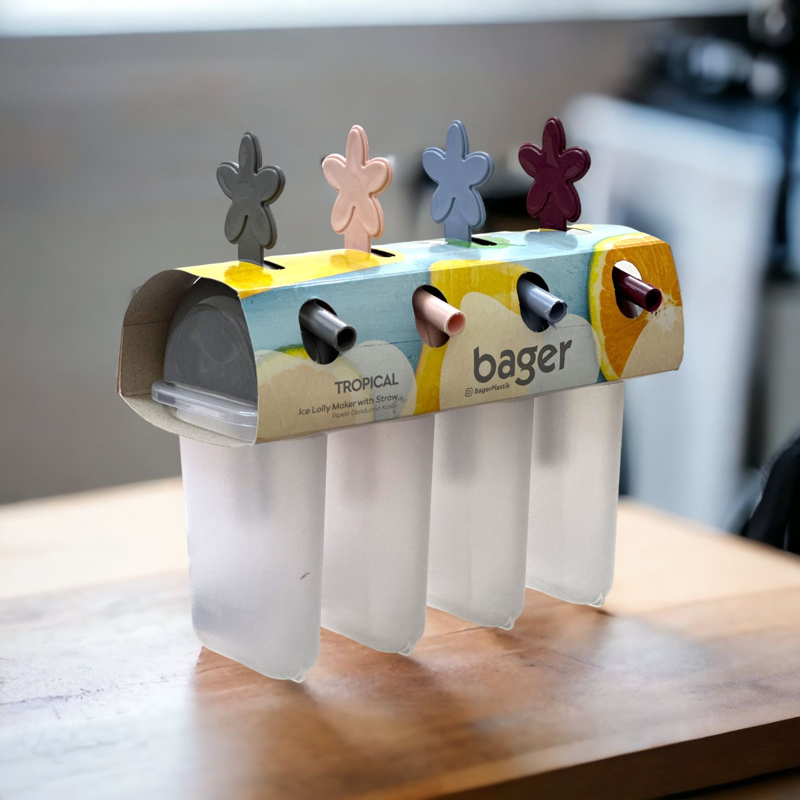 Ice Lolly With Straw Made In Turkey