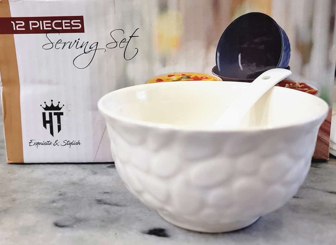 Imperial Serving Bowl Set With Spoon 12 Pcs
