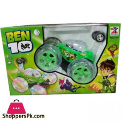 Kids Playing Ben 10 Remote Control Stunt Car 360 Rotate