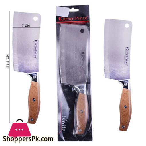 Kitchen Prince Stainless Steel Cleaver Chopper Knife
