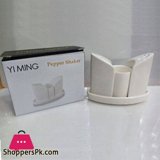 Salt and Pepper shaker with Toothpick Holder
