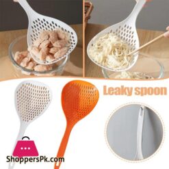 Durable Scoop Colander Strainer Spoon Plastic Water Scoop Colander For Cooking Baking Dumplings