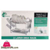 Binca 2 Layer Dish Rack Size : L540 X W252 X H370Mm