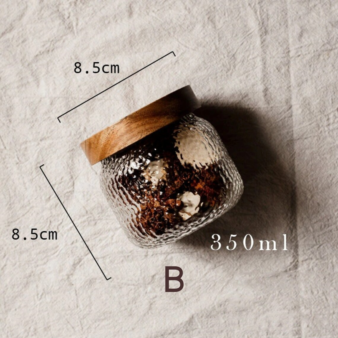 Glass Jars Retro Vintage Embossed Food Storage Jar Ornaments Kitchen Storage Can Grains Container 3 Pcs Set