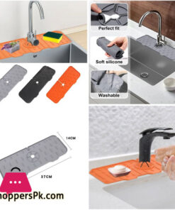 Kitchen Faucet Sink Splash Guard, Faucet Water Catcher Mat