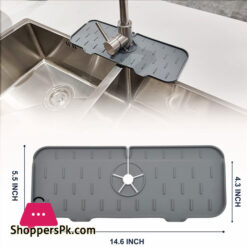 Kitchen Faucet Sink Splash Guard, Faucet Water Catcher Mat