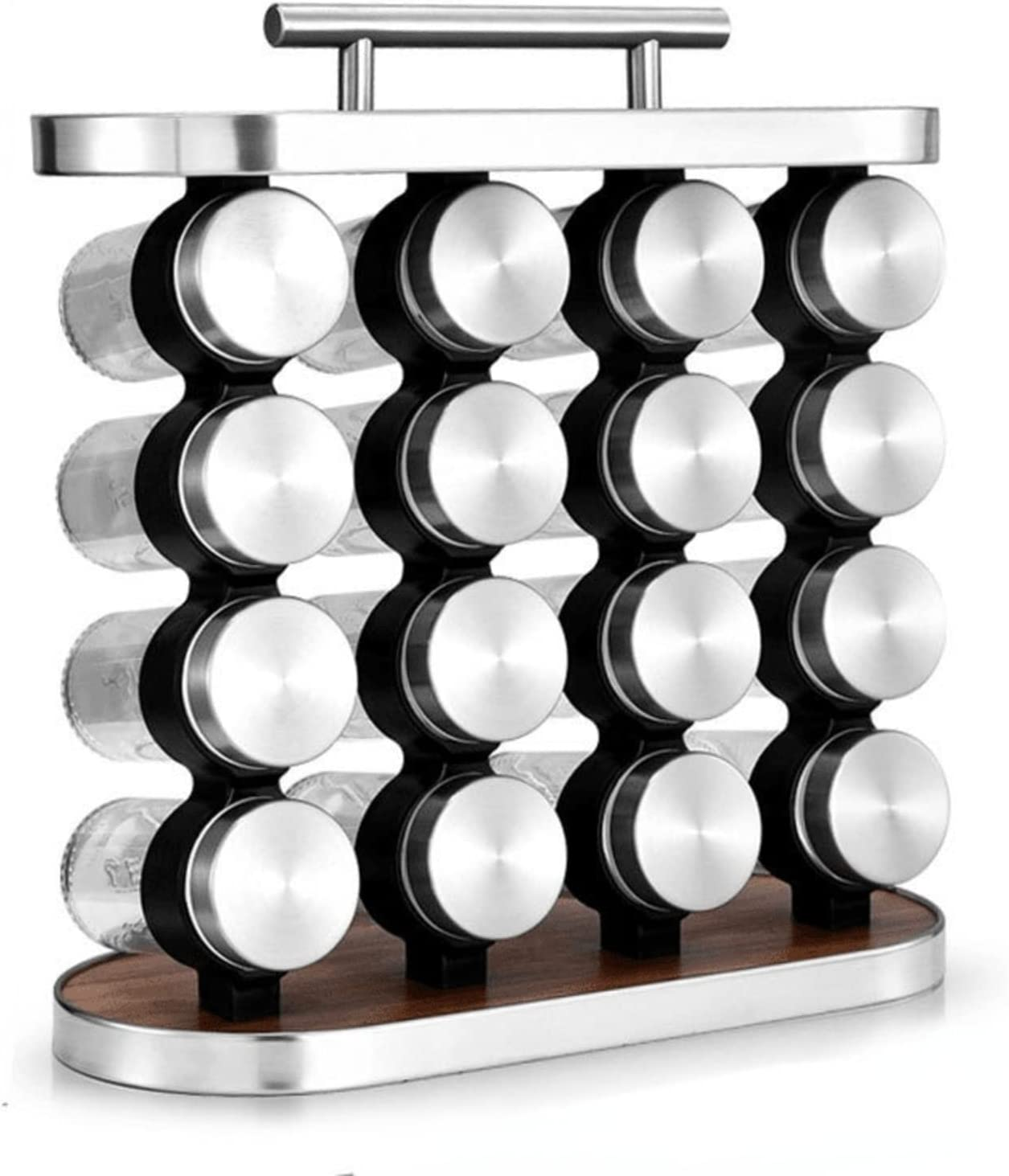 Kitchen Spice Rack With 12 Spice Jar Set