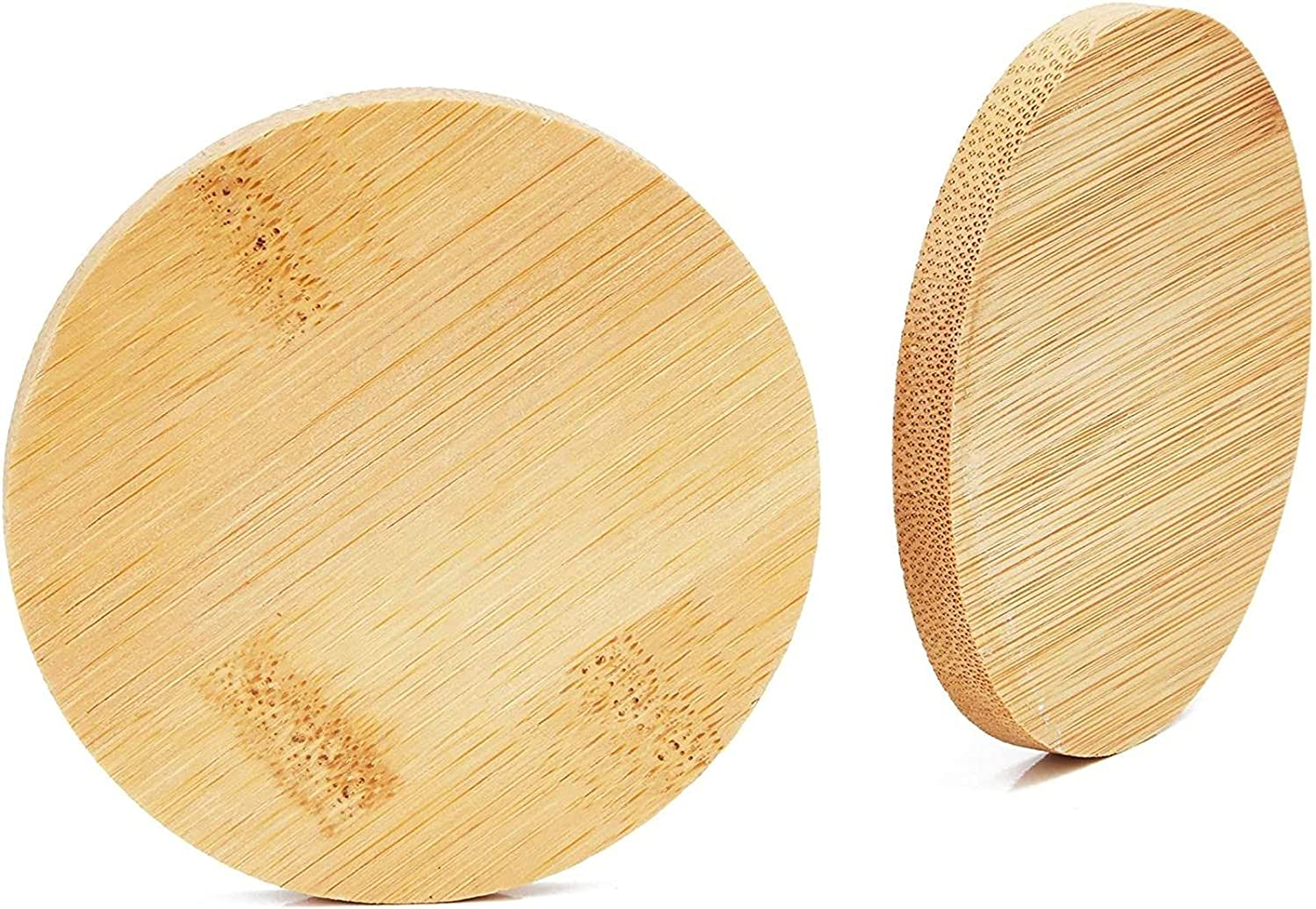 Solicasa Round Bamboo Coasters Set Of 6