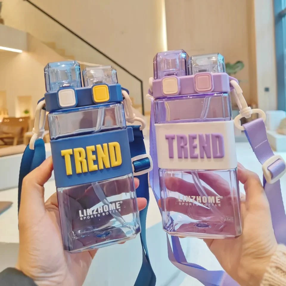 Trend Water Bottle Two Ways To Drink Water Bottle