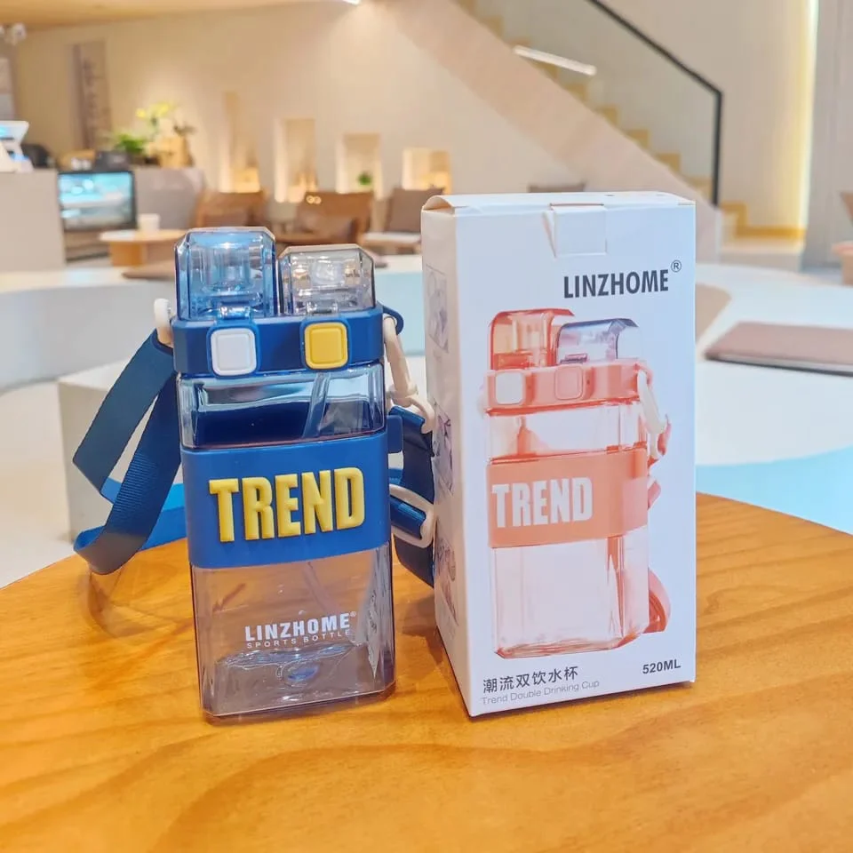 Trend Water Bottle Two Ways To Drink Water Bottle