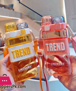 Trend Water Bottle Two Ways To Drink Water Bottle - Image 2