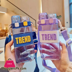 Trend Water Bottle Two Ways To Drink Water Bottle
