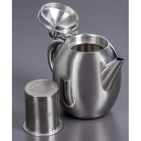 Wilmax Stainless Steel Double Wall Tea Pot 1200Ml - Wl-551101