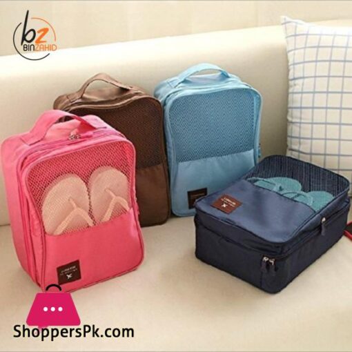 3 Layers Shoe Storage Bag Waterproof Travel Shoes Case Boots Organizer Multi Color