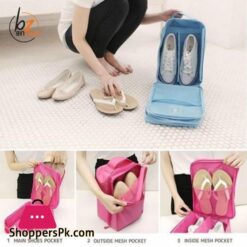 3 Layers Shoe Storage Bag Waterproof Travel Shoes Case Boots Organizer Multi Color