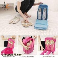 3 Layers Shoe Storage Bag Waterproof Travel Shoes Case Boots Organizer Multi Color