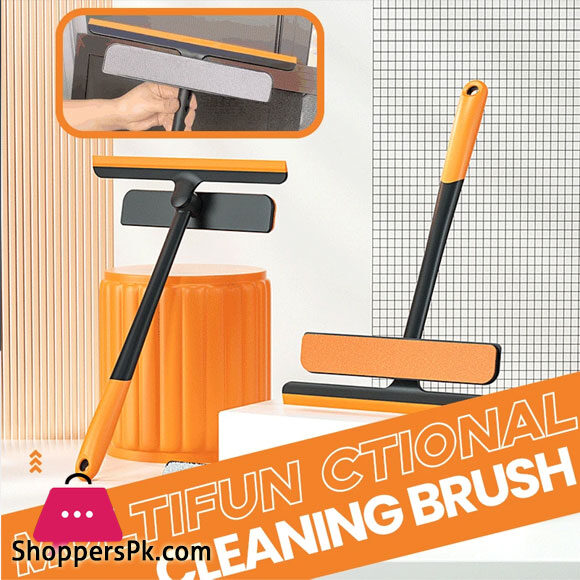 3 in 1 Multifunctional Glass Cleaning Brush Trackless Window Cleaner