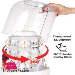 360 Rotating Makeup Jewelry Organizer Storage Box