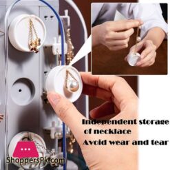 360 Rotating Makeup Jewelry Organizer Storage Box