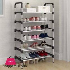 6 Layer Steel Shoe Rack Shelf Storage Organizer