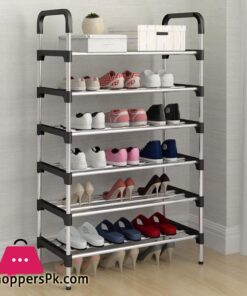 6 Layer Steel Shoe Rack Shelf Storage Organizer