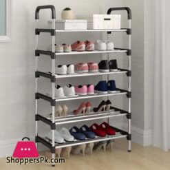 6 Layer Steel Shoe Rack Shelf Storage Organizer