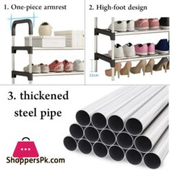 6 Layer Steel Shoe Rack Shelf Storage Organizer