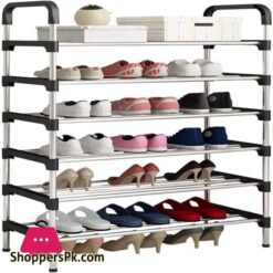 6 Layer Steel Shoe Rack Shelf Storage Organizer