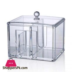 Acryl Baumwolle Tupfer Make Up Box Tragbare Container Bilden Baumwolle Pad Halter Kosmetik Veranstalter