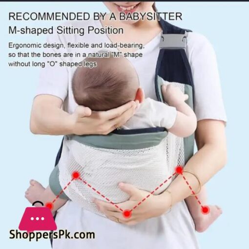 Baby Soft Carrier Ergonomic Baby Sling Strap Adjustable 3D Mesh Baby Carrier Shoulder Straps