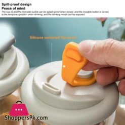 Leck Proof Doppel Wand Glas Tasse Mit Luftdichten Silica Gel Deckel Isoliert Kaffee Becher Tee Saft Tasse Isoliert Glas Ei Geformt Tassetransparent