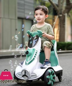 Neue Kinder elektrische Blase Maschine balancieren Auto Fernbedienung Innen rotierende Auto Doppel antrieb kann Drift rotierende Auto sitzen