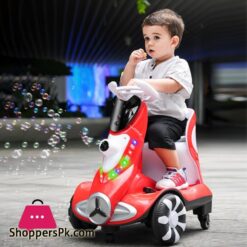 Neue Kinder Elektrische Blase Maschine Balancieren Auto Fernbedienung Innen Rotierende Auto Doppel Antrieb Kann Drift Rotierende Auto Sitzen