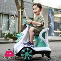 Neue Kinder Elektrische Blase Maschine Balancieren Auto Fernbedienung Innen Rotierende Auto Doppel Antrieb Kann Drift Rotierende Auto Sitzen