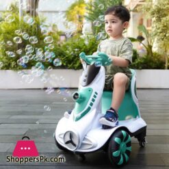 Neue Kinder Elektrische Blase Maschine Balancieren Auto Fernbedienung Innen Rotierende Auto Doppel Antrieb Kann Drift Rotierende Auto Sitzen