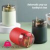 Press Automatic Toothpick Holder Container Household Table Toothpick Storage Box