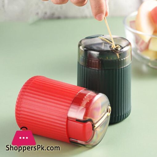 Press Automatic Toothpick Holder Container Household Table Toothpick Storage Box