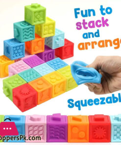 Squeeze Stacking Blocks for Baby 12 pieces