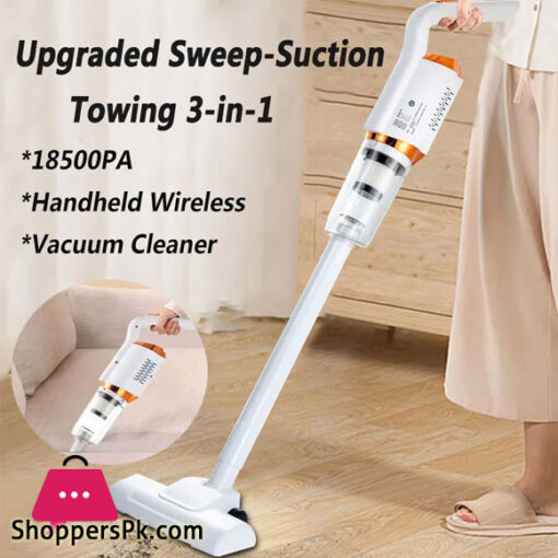 Handheld Wireless Car Vacuum Cleaner Auto Vacuums Home Car Dual Use Mop Suction Sweeping Cleaning Machine