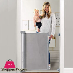 Momcozy Retractable Stair Gate for Baby Extends up to 140cm Wide 83cm Tall