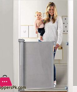 Momcozy Retractable Stair Gate for Baby Extends up to 140cm Wide 83cm Tall